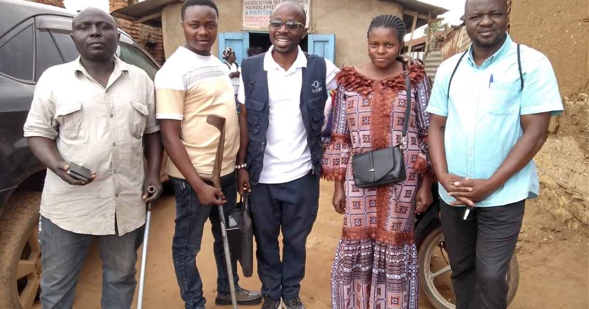 Butembo : les personnes amputées des membres inférieurs  réunies au sein de   l’APHV sensibilisées à adhérer à la MUSACOM